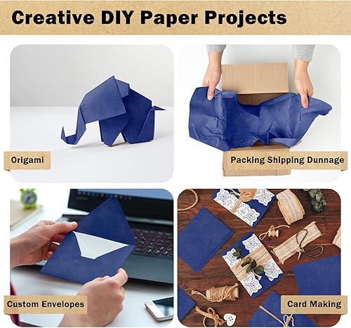 Miniatura 7 de RUSPEPA Rollo de papel kraft - 17.5 pulgadas x 32.8 pies - Papel reciclable perfecto para envolver, manualidades, embalaje, cubierta de piso,