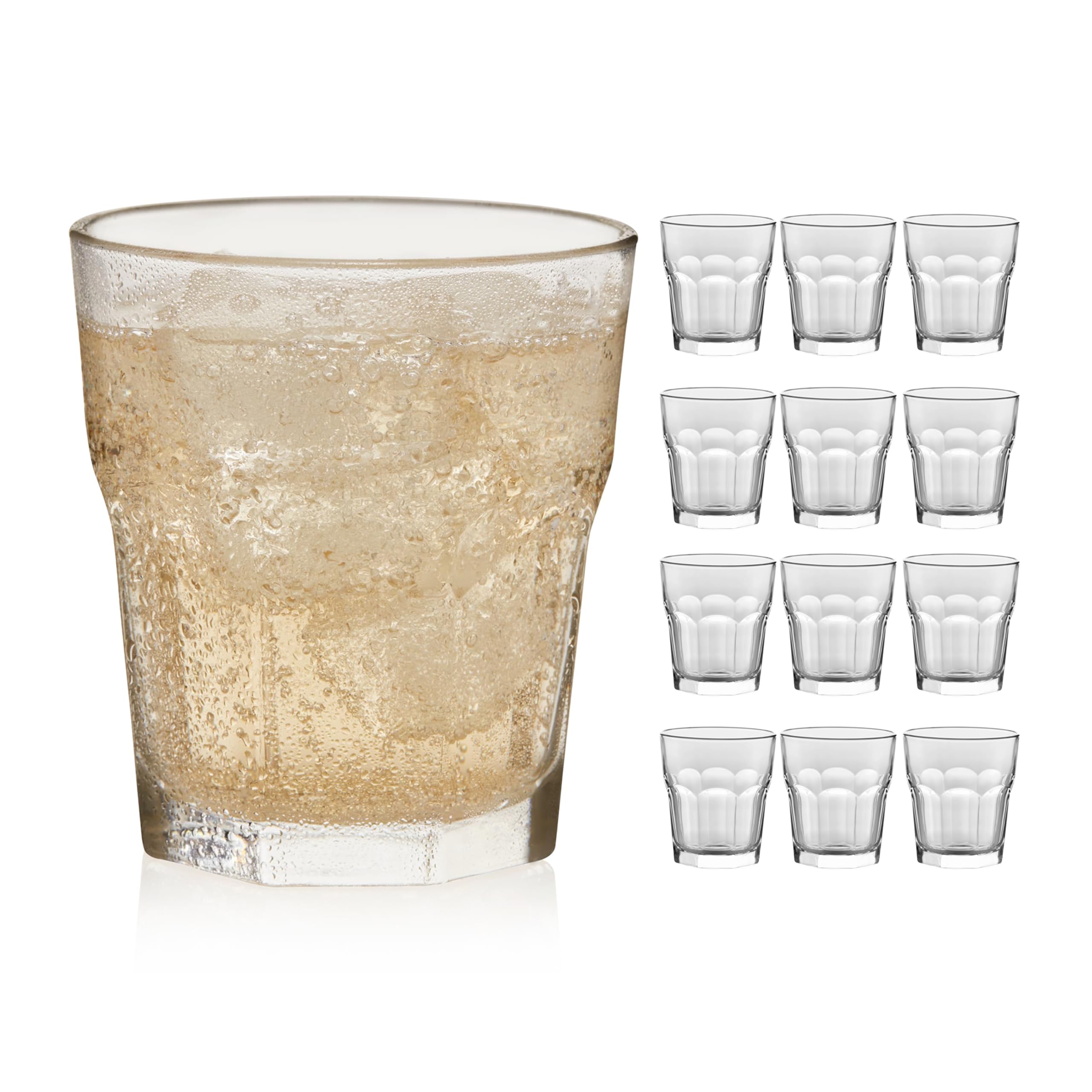Amazon.com | Libbey Gibraltar Rocks Glasses Set of 12, 12-Ounce