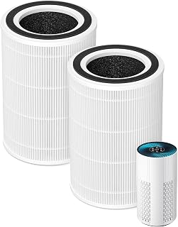 2 Pack HAP604 HEPA Air Filter Compatible with ECOSELF HAP...