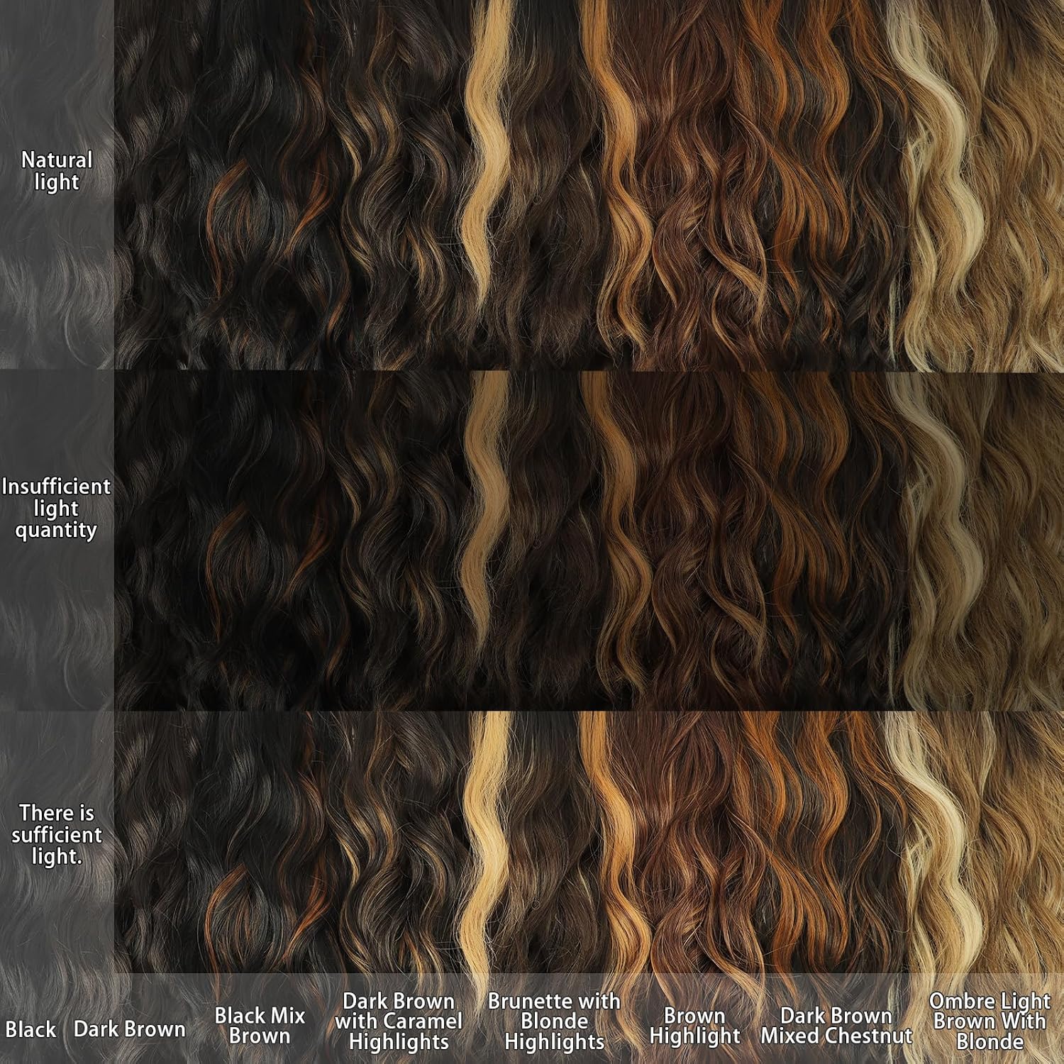 Eawwii Brown Highlight Short Wavy Wig for Women Lace Hairline Bob Style Synthetic Heat Resistant - Natural Appearance for Everyday Hairstyle 14 Inch