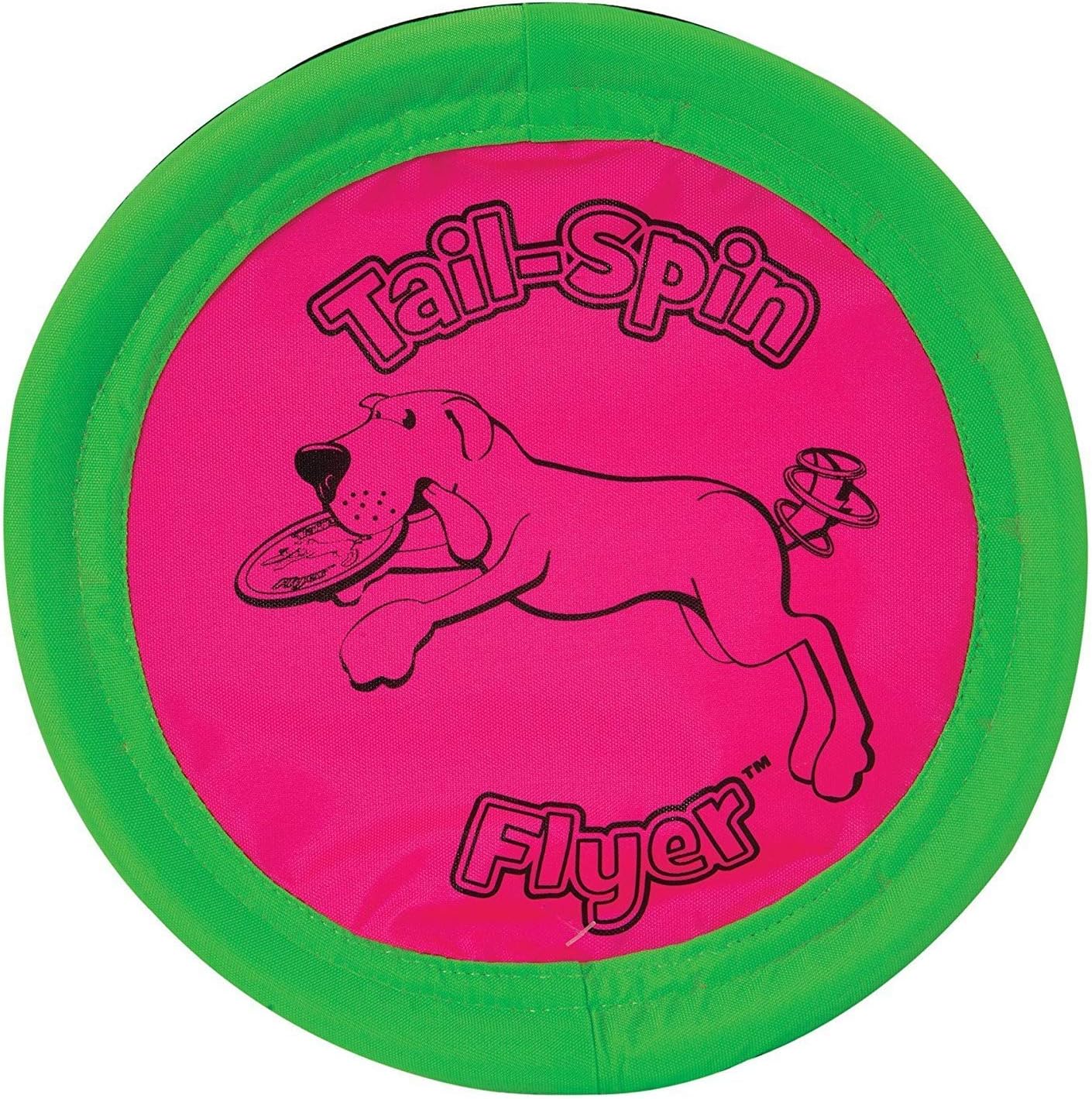 Booda Tail-Spin Flyer 10" Diameter Floppy Dog Frisbee (Pack of 2)