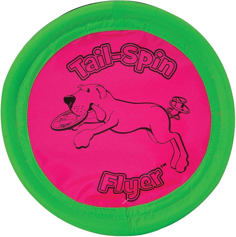 Booda 3 Pack of Tail-Spin Flyer Dog Toys, 10-Inch