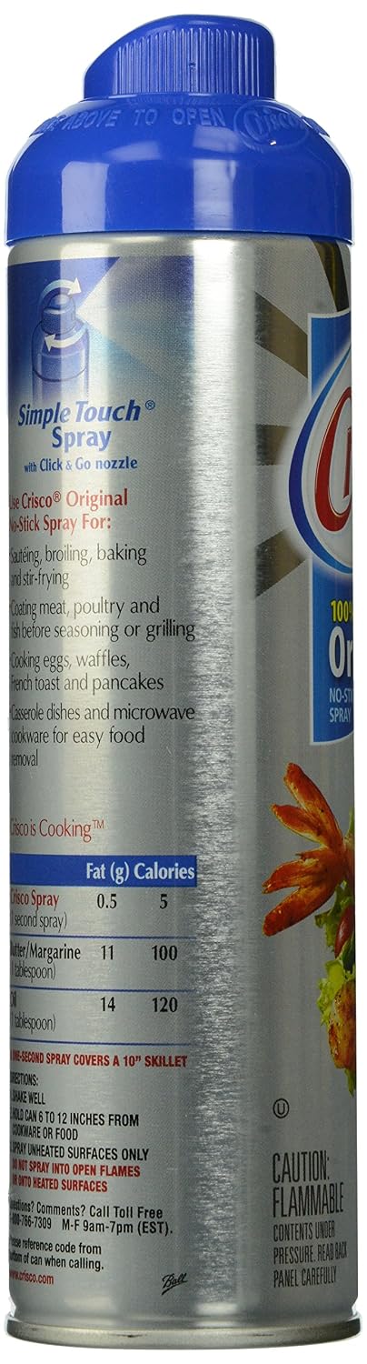 Crisco Original No-Stick Cooking Spray, 6 oz
