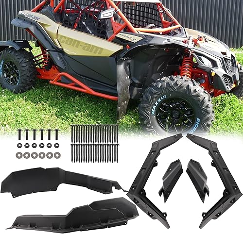 Guardabarros para guardabarros compatibles con Can Am Maverick X3 Max RS Turbo R RR OEM 715002973, delantero y trasero