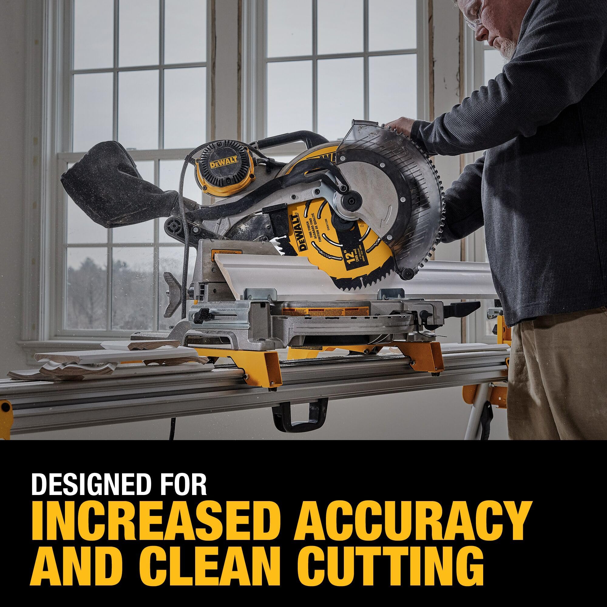 DEWALT 30.5 cm 80T precyzyjne wykończenie brzeszczot (DWA11280)
