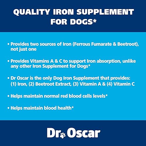 Miniatura 6 de Ayuda de sangre 3 en 1, inmunidad y energía para perros, suplemento de hierro para perros, ayuda a mantener la salud de la sangre, niveles normales