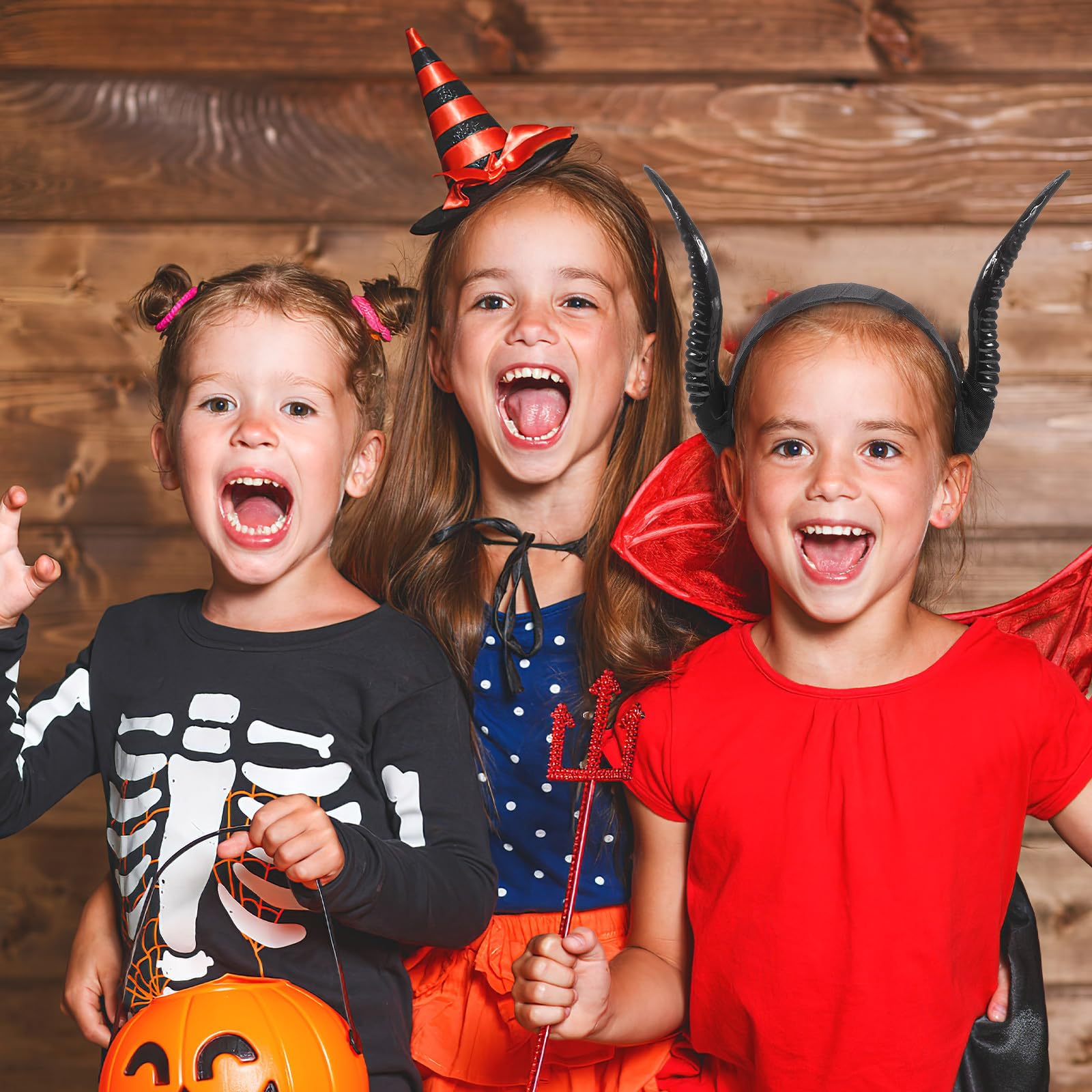 Uonlytech Gothic Teufelshorn Stirnband Halloween Kopfschmuck Cosplay Hörner Haarband Für Erwachsene Party Kostüm Zubehör