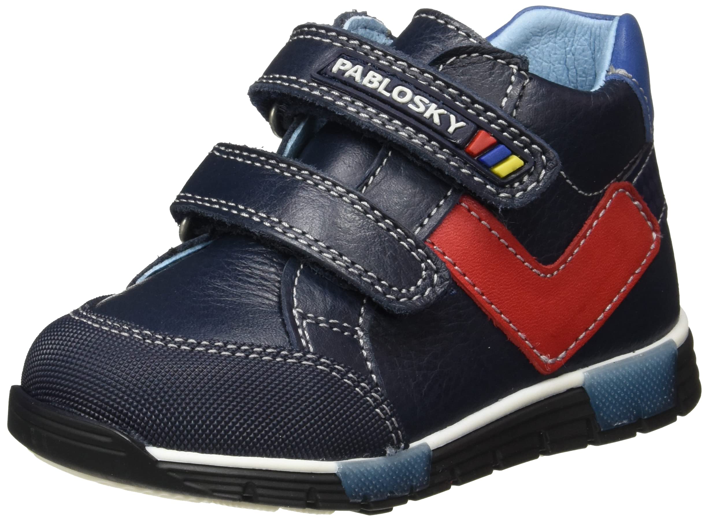 Bottes Enfant Pablosky Sax 062520 - Cuir Naturel, Semelle SUPERFLEX, Confort Podologique, Fabriqué En Espagne