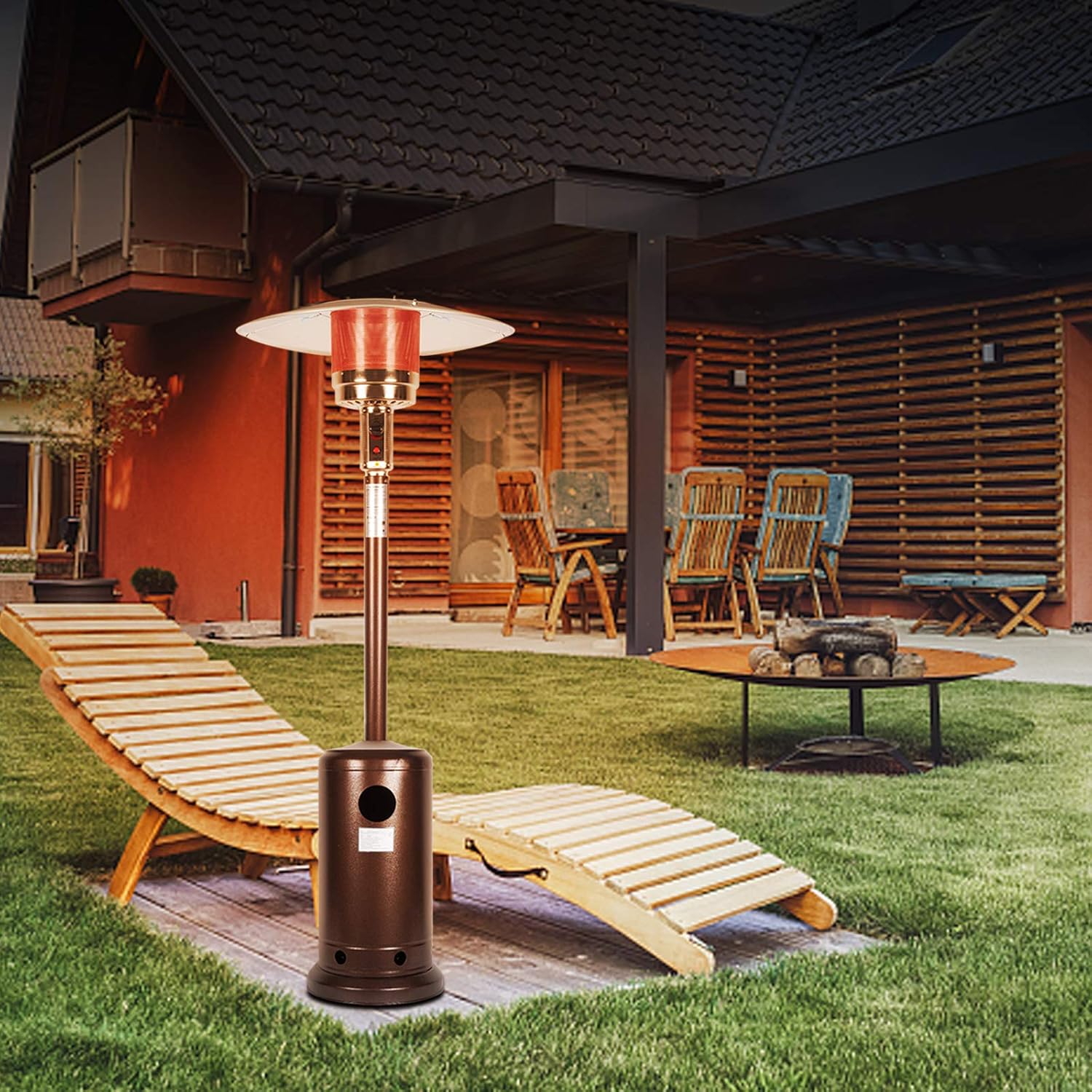 Mainstay Large Outdoor Patio Heater Mainstays 48000 Btu Patio