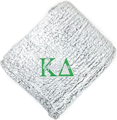 Vista 15 de Go Greek Chic Delta Delta Delta - Manta de sherpa bordada