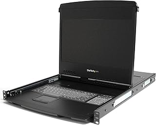 StarTech.com 1U 17” HD 1080p Dual Rail Rackmount WIDEscreen LCD Console - Rack mount LCD - Rackmount LCD - KVM Console (RACKCOND1701)