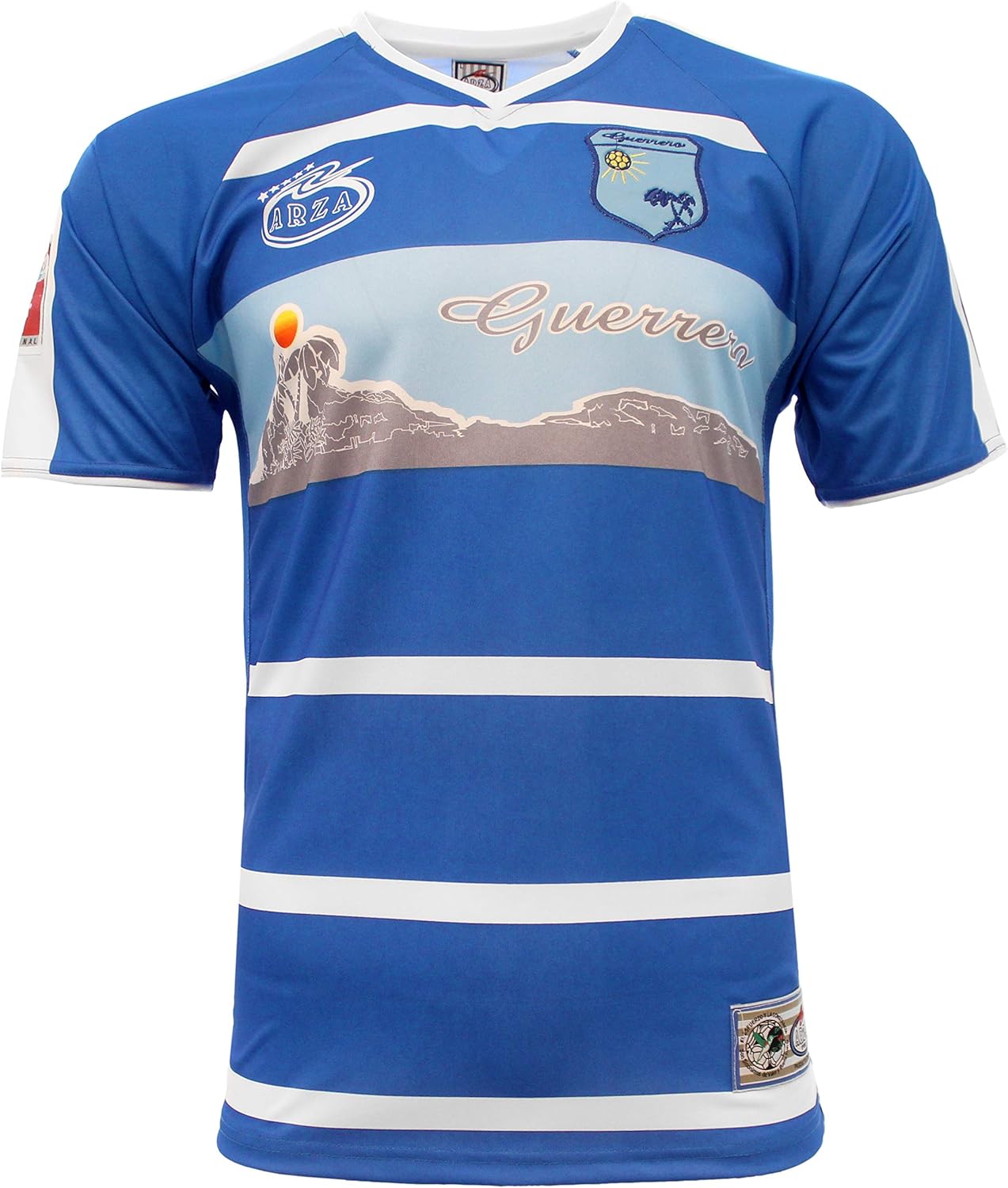 ARZA Guerrero Mexico Soccer Jersey Color White Design