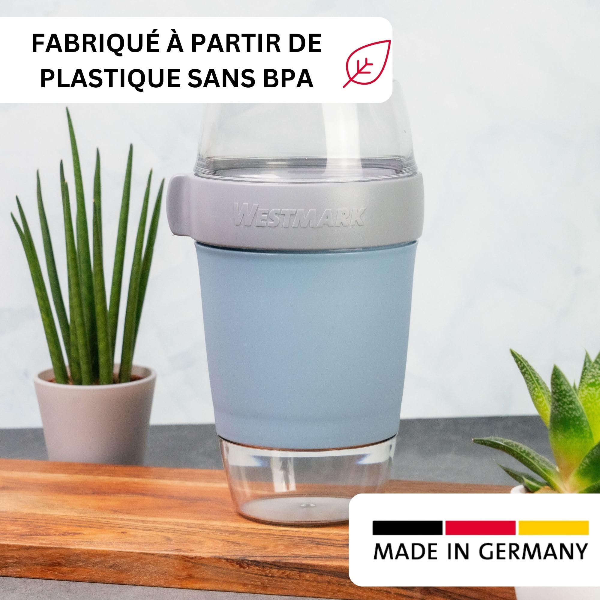 Westmark Pot à Céréales – Gobelet Pratique à Emporter, Idéal Pour Les Cornflakes, La Soupe, Le Porridge