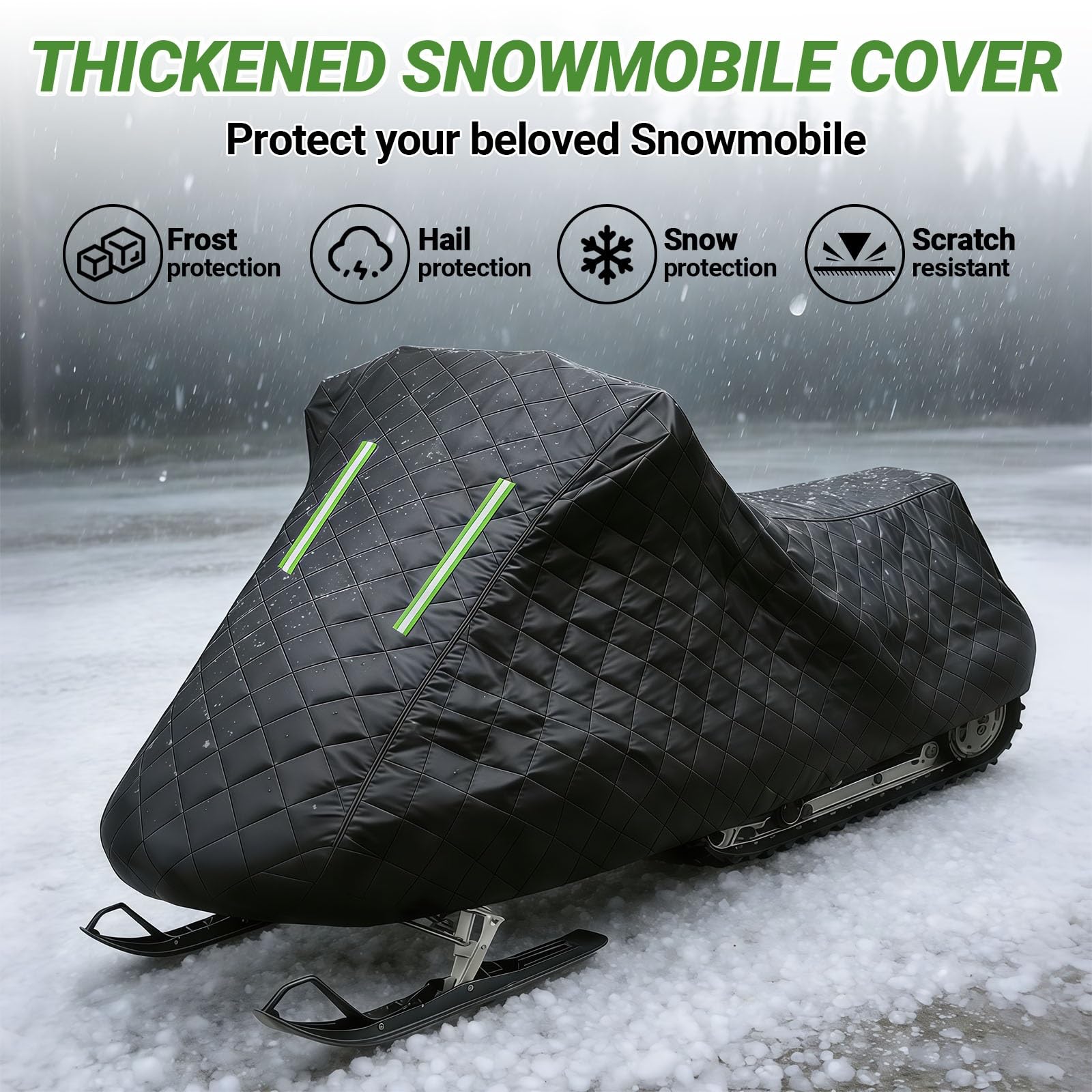 Funda Moto Nieve para Ski-Doo Backcountry X 2024-2026|Funda Protectora para Motos de Nieve para Todo Tipo de Clima|Antirrayas,Resistente Rayos UV,Nieve,Viento y Polvo