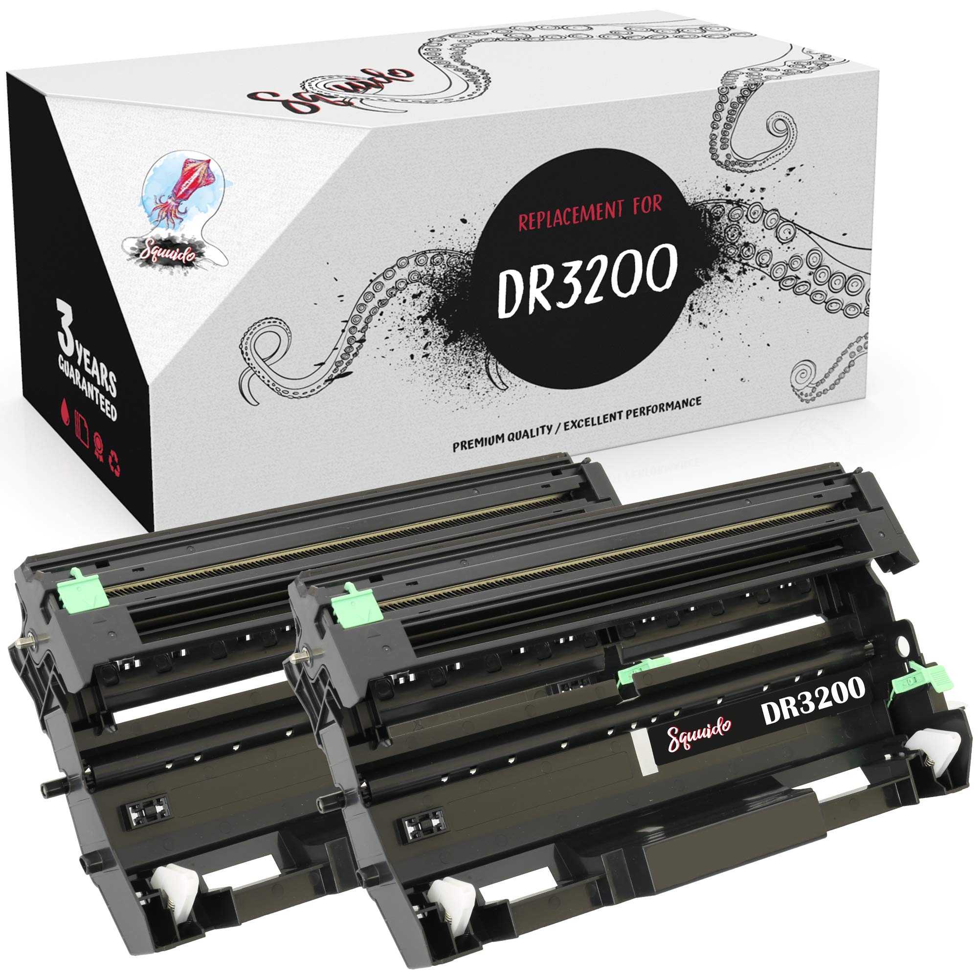 RINKLEE DR3200 Drum Unit Compatible With Brother DCP-8070D DCP-8085DN HL-5340D HL-5350DN HL-5350DNLT HL-5370DW HL-5380DN MFC-8370DN MFC- 8380DN MFC-8880DN MFC-8890DW | High Yield 25000 Pages