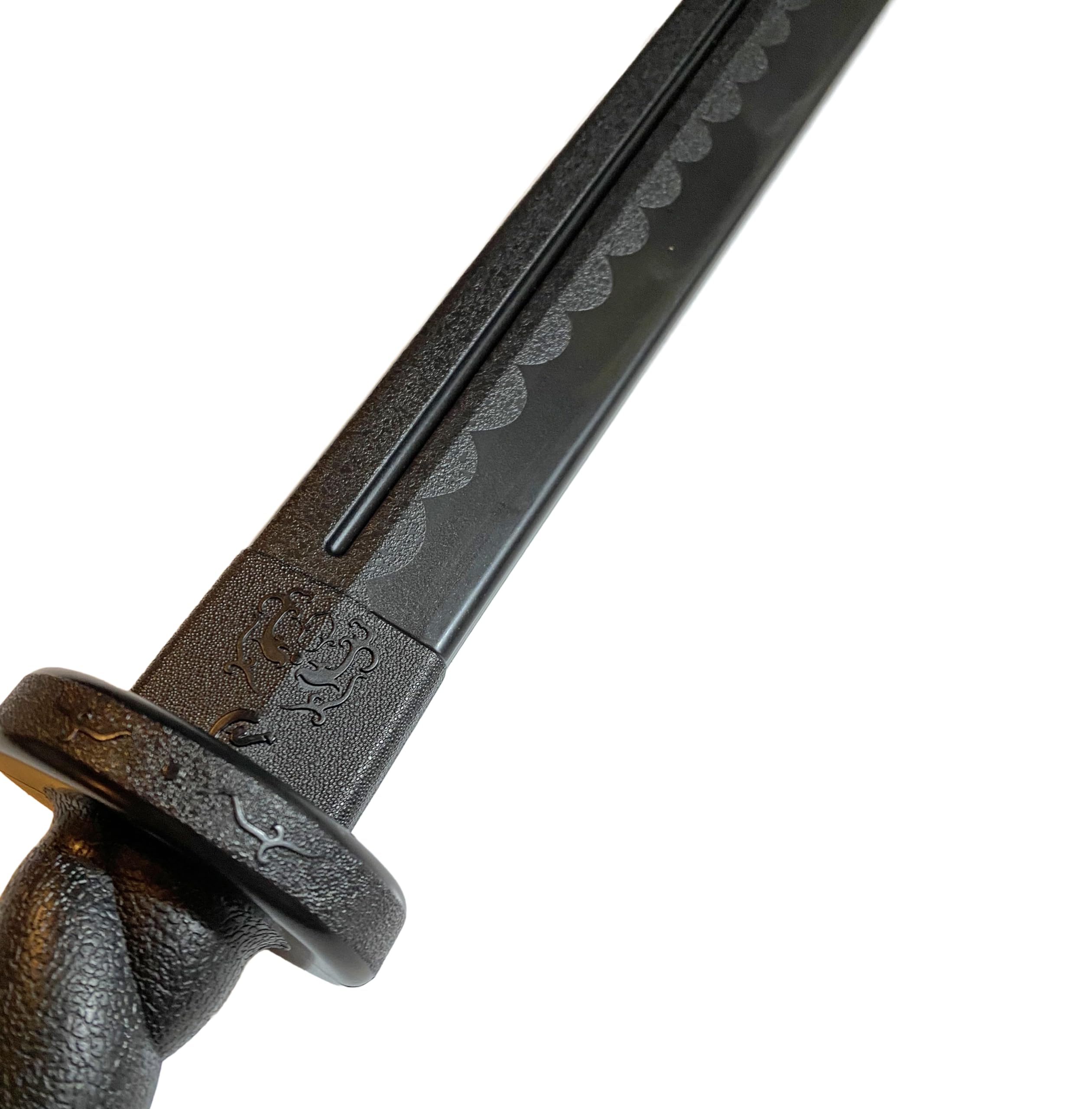 Kung Fu szabla (DAO) – tworzywo sztuczne TPR – czarna 85 cm – waga 660 g – stabilny materiał