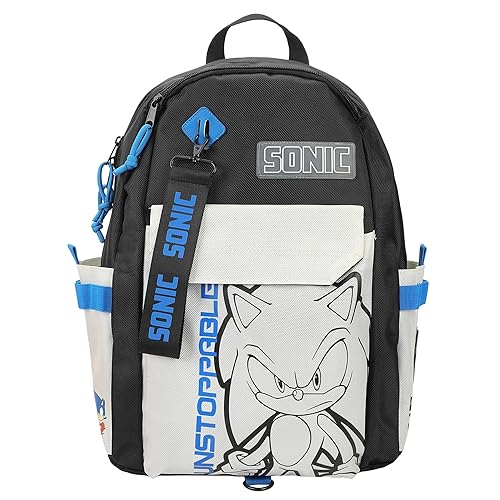 Bioworld Sonic The Hedgehog Character Art 19" Backpack
