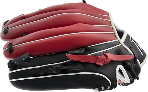 Miniatura 4 de Marucci Caddo Series V2 MFG2CD1000-RBK - Guante de béisbol juvenil (10 pulgadas)