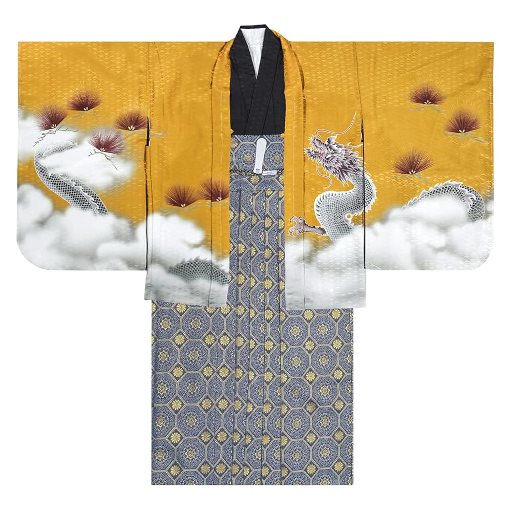 七五三五歳‼️美品❤️着物羽織豪快大谷選手柄兜‼️金彩金箔煌びやか輝く‼️ 正統派古典 華徒然×吉木千沙都 白/赤 牡丹柄 TAKAZENオリジナル