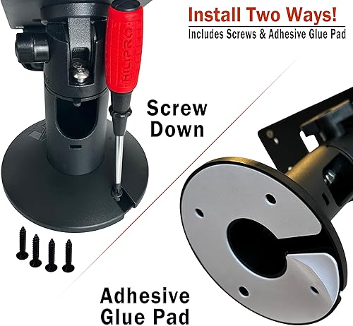 Miniatura 3 de Hilipro Soporte giratorio para escritorio Ingenico 3500 y escritorio 5000 terminal de máquina de tarjetas de crédito  Kit completo  Resistente y