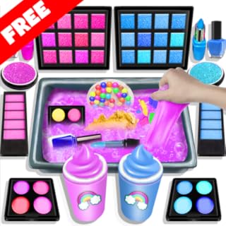 Super Mixing Makeup Slime Simulator DIY Fun Art Girl Games: Oddly Satisfying ASMR Fashion Makeover Girls Mind Relaxing Realistic Play Brain Trainer Calming Game