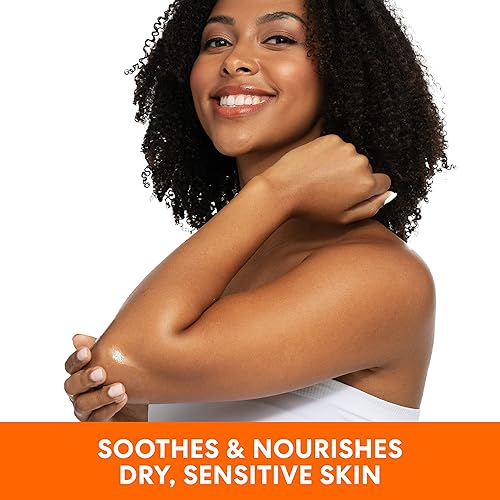 Miniatura 4 de Palmer's Aceite corporal de karité crudo con vitamina E, hidratante corporal profundo para calmar y nutrir la piel seca, sensible y propensa al