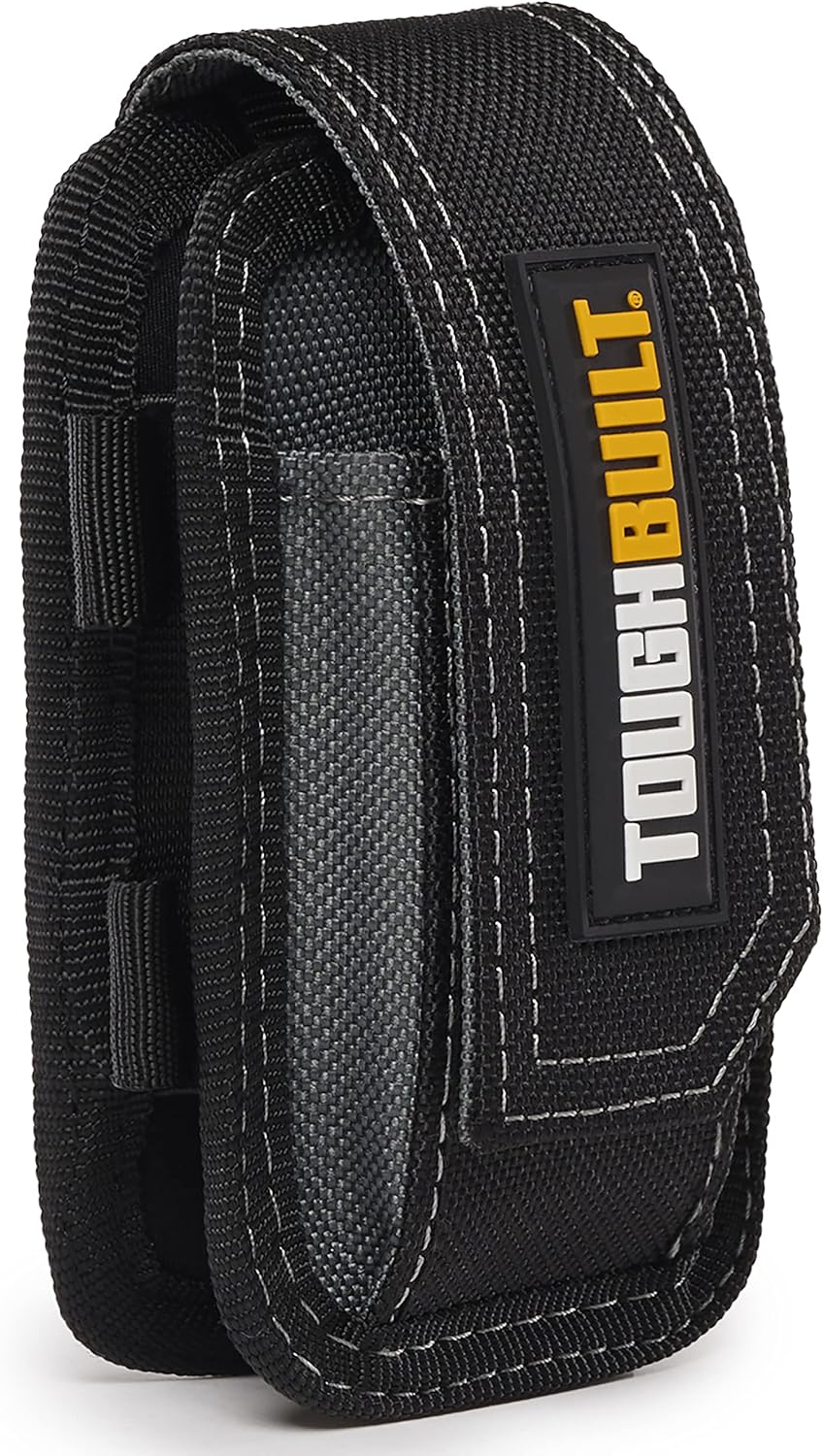 ToughBuilt - Utility Pouch, Heavy-Duty Tool Pouch with Multiple Pockets, Secure Attachment & Storage for Jobsite Use