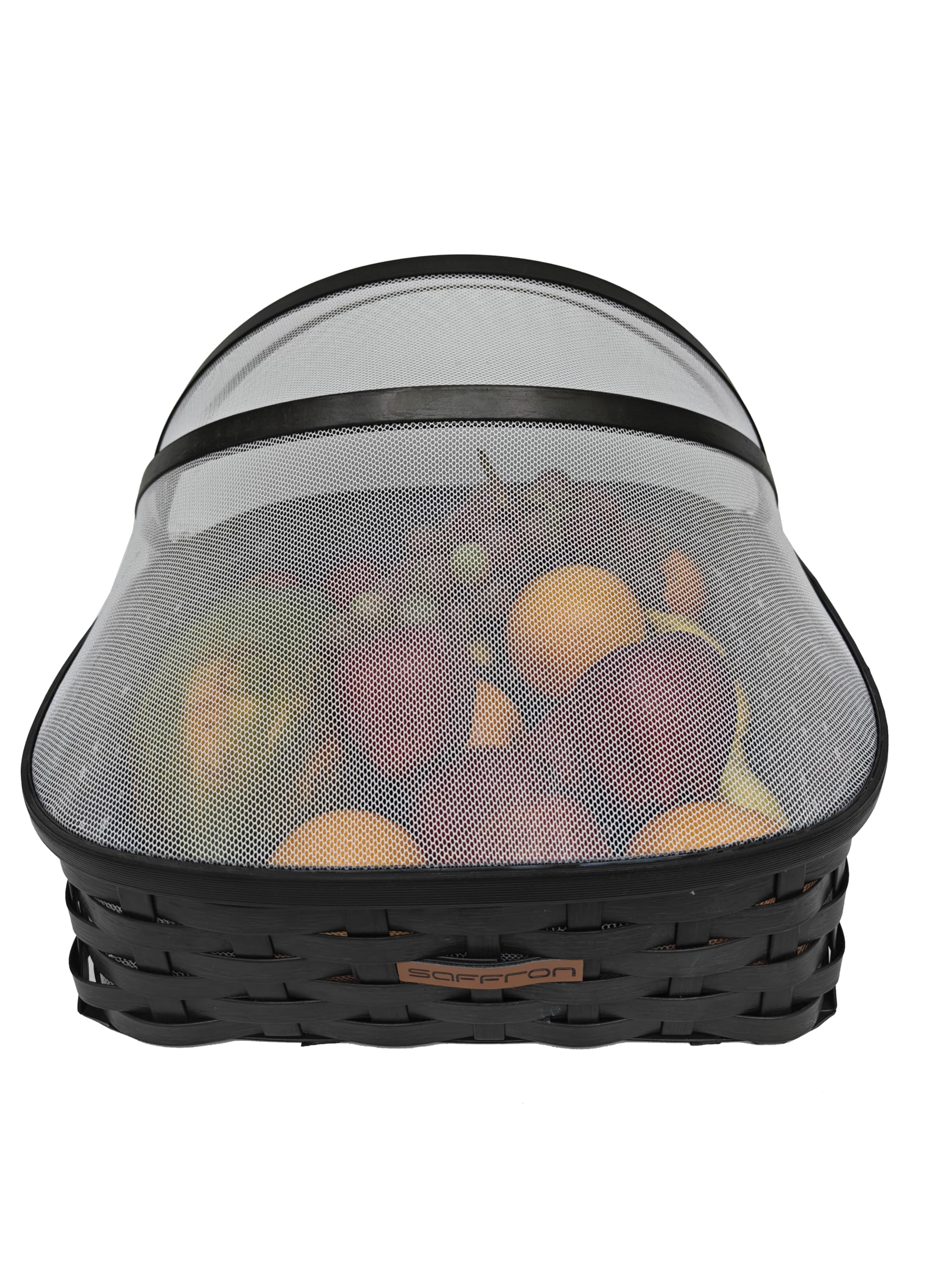 SaFFron Décor Travel-Friendly PVC Fruit Mesh Rectangular Basket With Net Cover|Easy To Open|Protects From Dust,Mosquitoes,Flies- 35.5X23X30.5 Cm(Brown) (B0D2LRKJ9G) Amazon Price History, Amazon Price Tracker