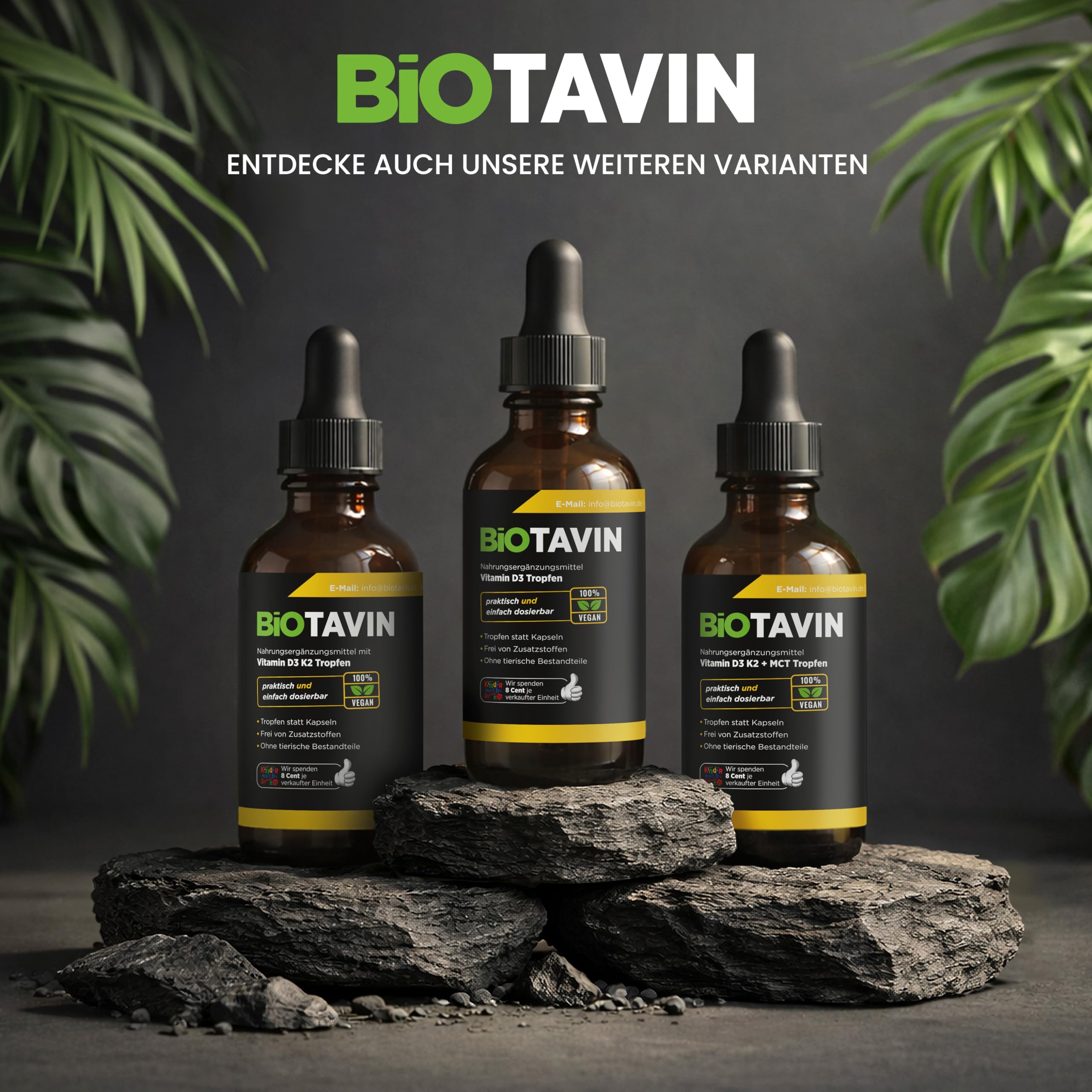 Vitamina D3K2 gocce con olio MCT, 50 ml (2 x 50 ml), 1000 UI per porzione giornaliera, con pipetta facilmente dosabile, per cuore, circolazione, ossa, sistema immunitario e muscoli, testato