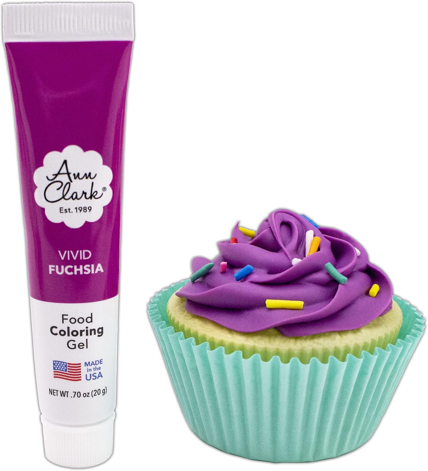 Ann Clark Cookie Cutters Christmas Ornament 3 Piece Cookie Cutter Set, Royal Blue, Leaf Green, Vivid Fuchsia Food Coloring Gel, and Royal Icing Mix Made in USA Virtual Bundle