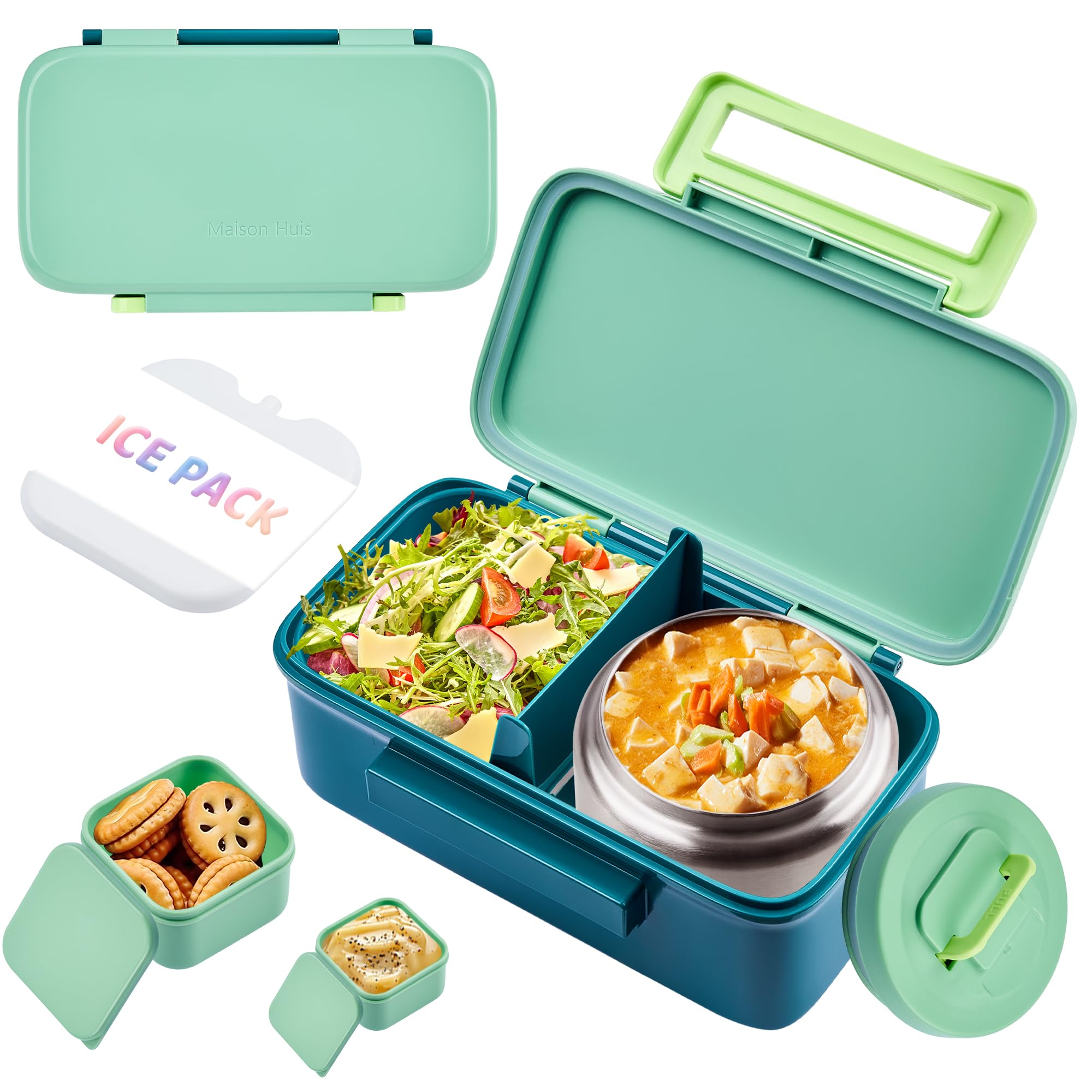 Fini les fuites dans le sac avec ce bento enfant étanche et son bocal chaud