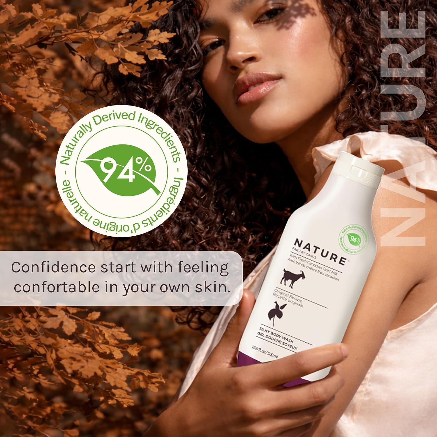 Nature by Canus Goat Milk Body Wash, Sensitive Skin, 16.9 Fl Oz image 3