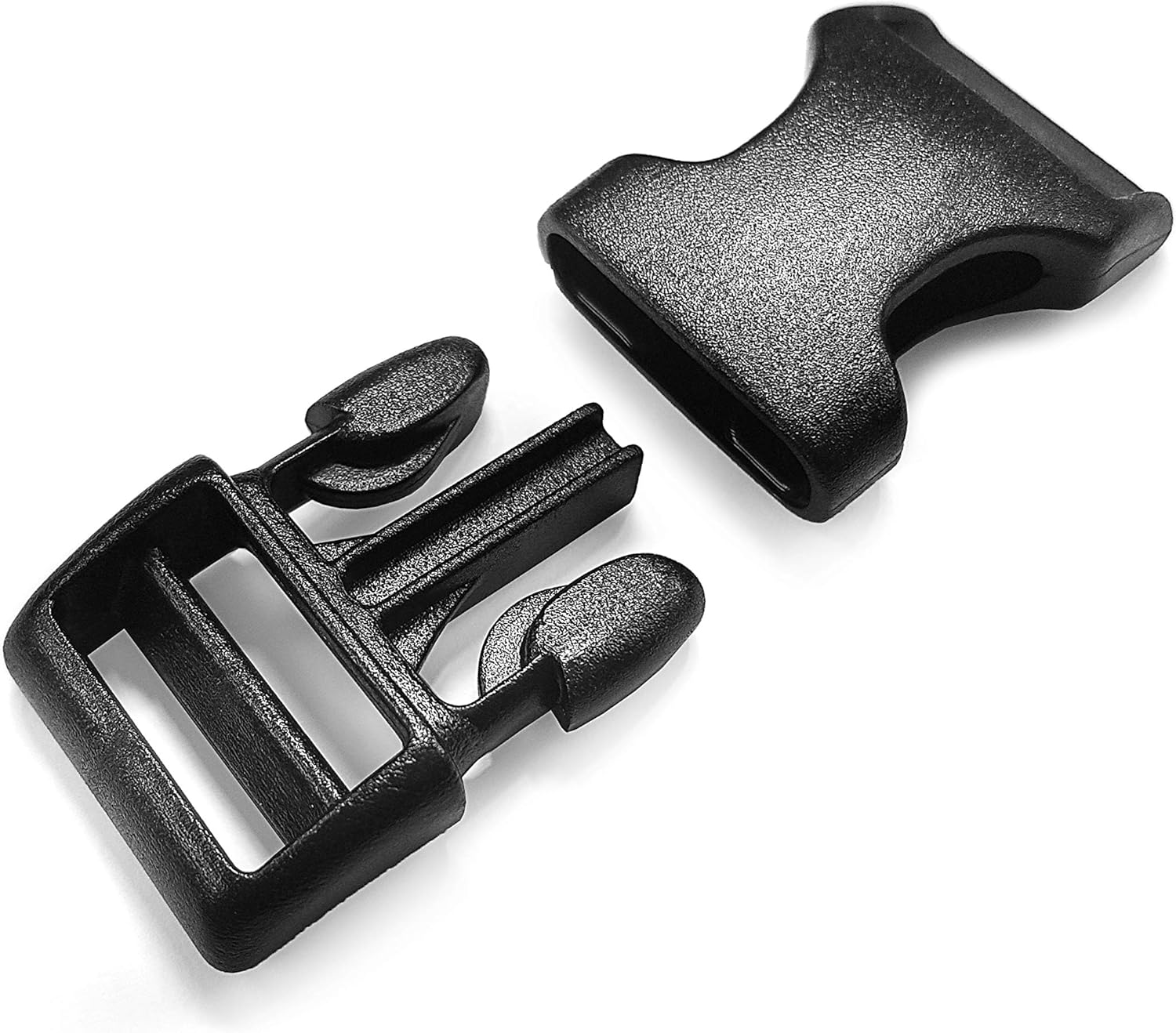 Ganzoo Plastic click fasteners in a set of 5, extremely stable, 1 inch