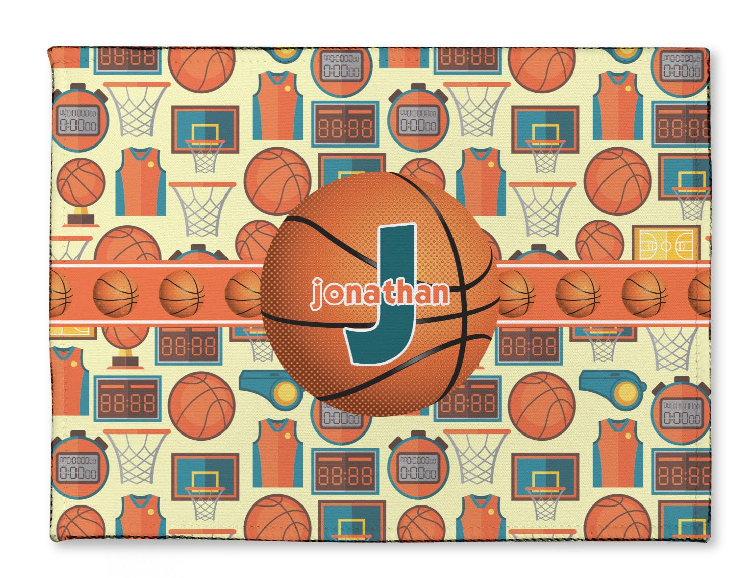 YouCustomizeIt Personalized Basketball Microfiber Screen Cleaner