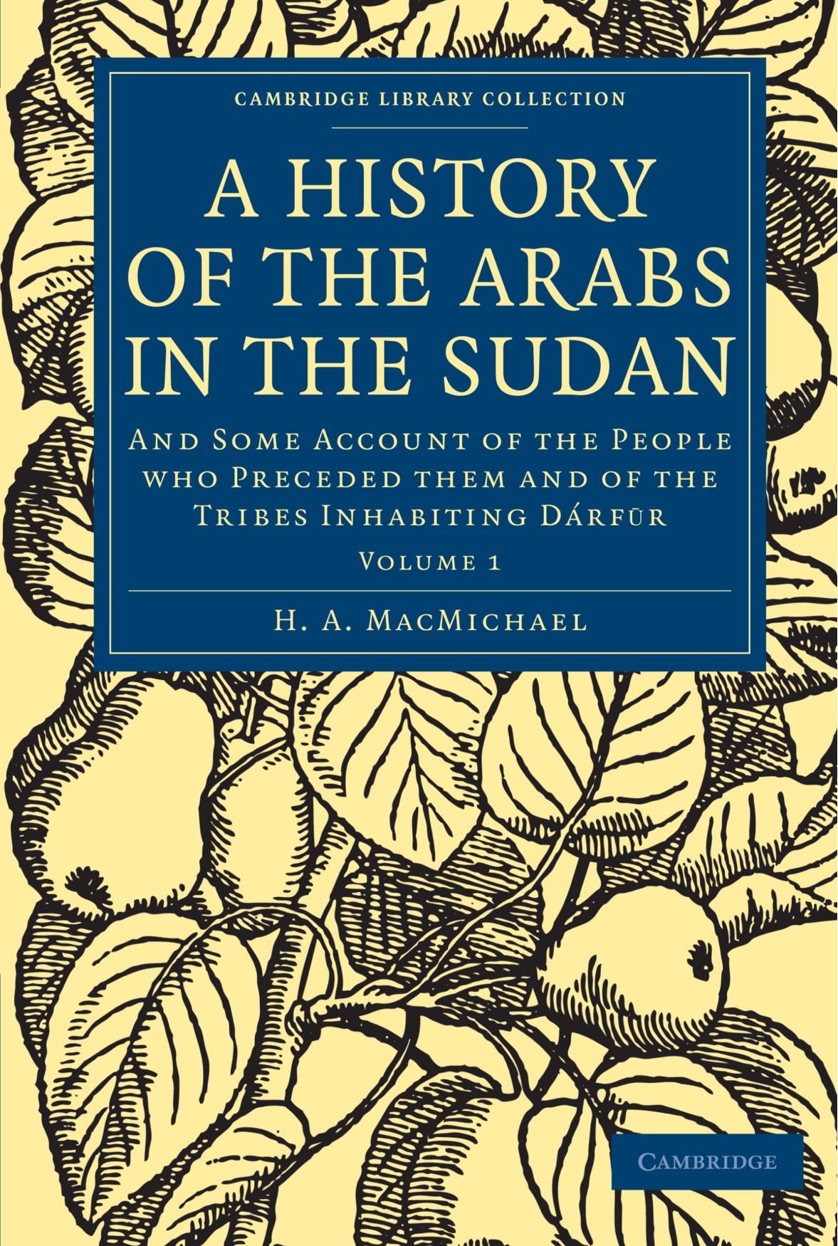 A History of the Arabs in the Sudan: And Some Account of the People who Preceded them and of the Tribes Inhabiting Dárfūr (Cambridge Library Collection - Travel and Exploration)