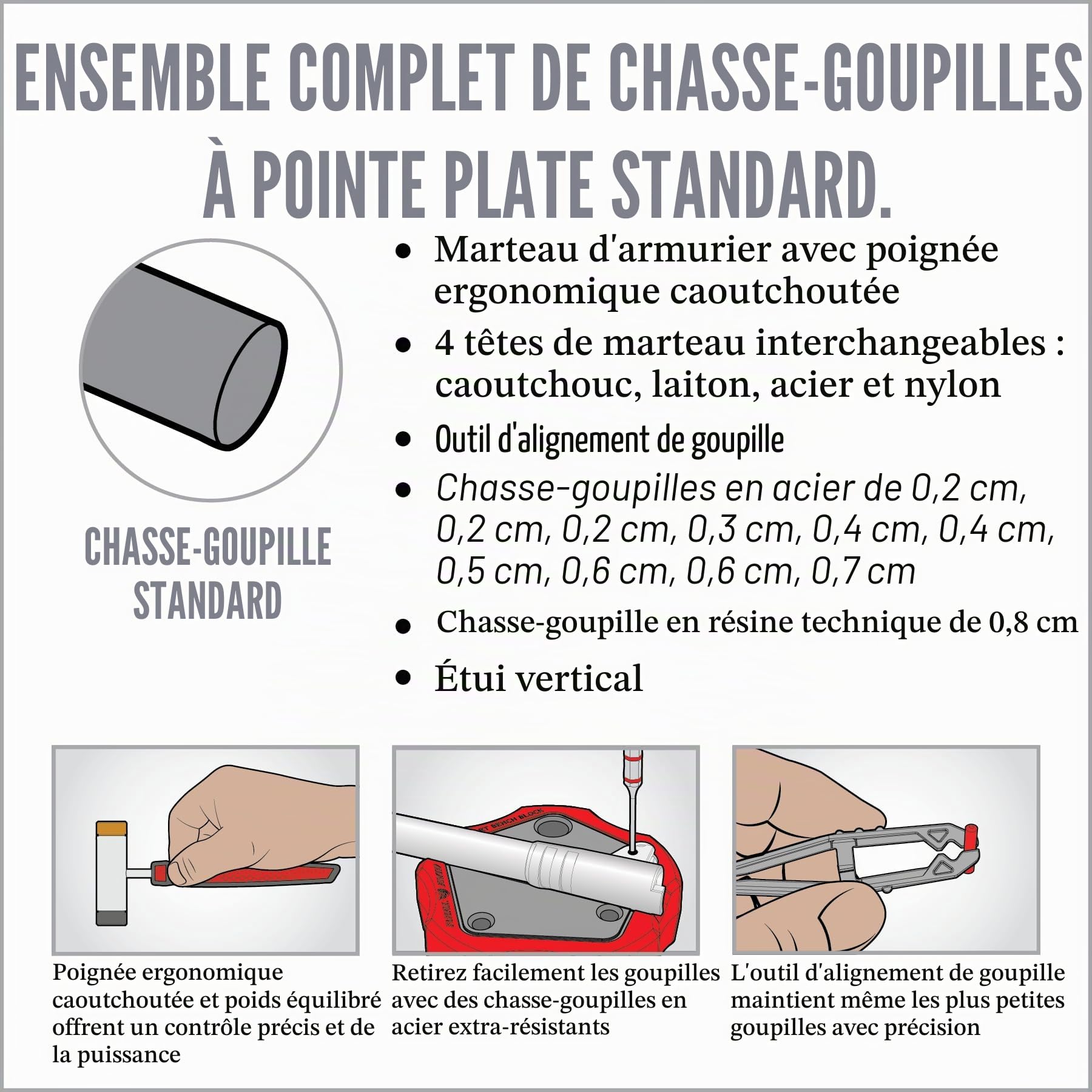 RealAvid Marteau et perforateurs d'accu