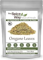 The Spice Way Premium Dried Oregano Leaves 2oz - Pure Non-GMO Oregano Herb, No Additives, Fresh Pungent Flavor for Cooking