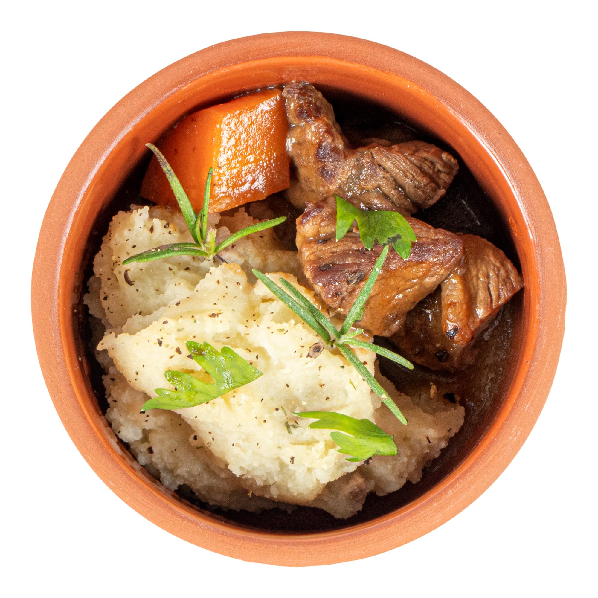 Restaurantware -Terra Tek - Cazuelas in terracotta da 144,6 g, 10 pentole in argilla smaltata marrone per cucinare, pronte per il forno, microonde, pentole in terracotta, lavabili in lavastoviglie,