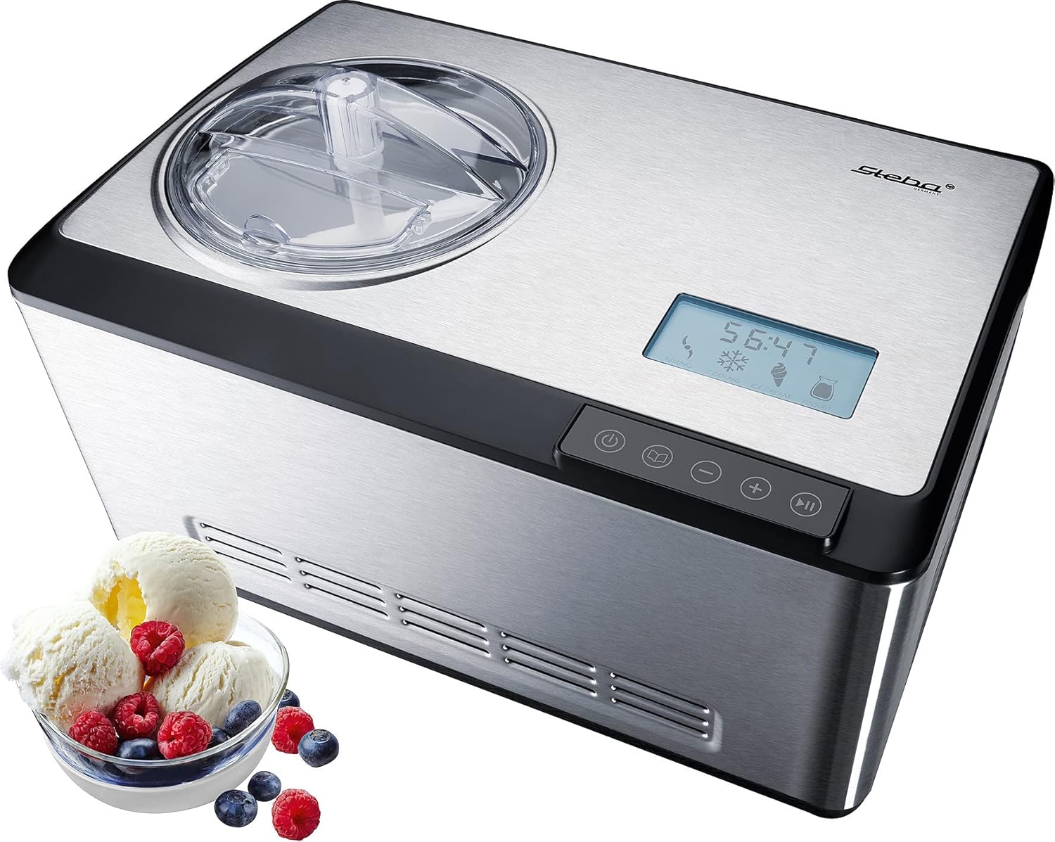 Besuche Steba IC 180 Eismaschine – Selbstkühlender Kompressor