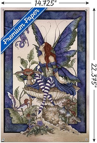 Miniatura 3 de Trends International Amy Brown - Póster de pared de la parte inferior del jardín, 14.72 x 22.37 pulgadas, paquete de póster premium y alfiler