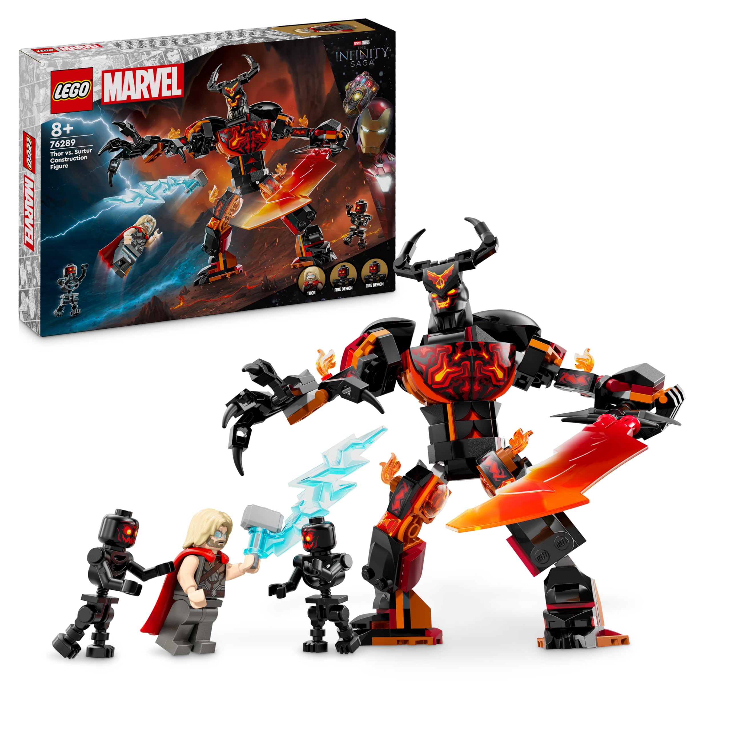Amazon.co.jp: レゴ(LEGO) マーベル ソーとスルトの決戦 おもちゃ 玩具
