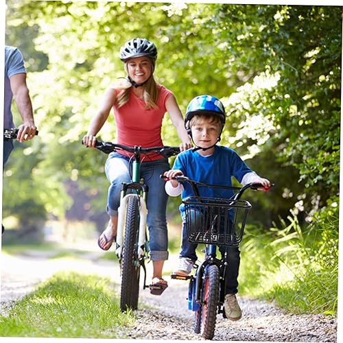 Miniatura 2 de Cesta de hierro para bicicleta, cesta delantera de bicicleta, contenedor de bicicleta, accesorios para bicicleta de montaña, cesta para manillar de