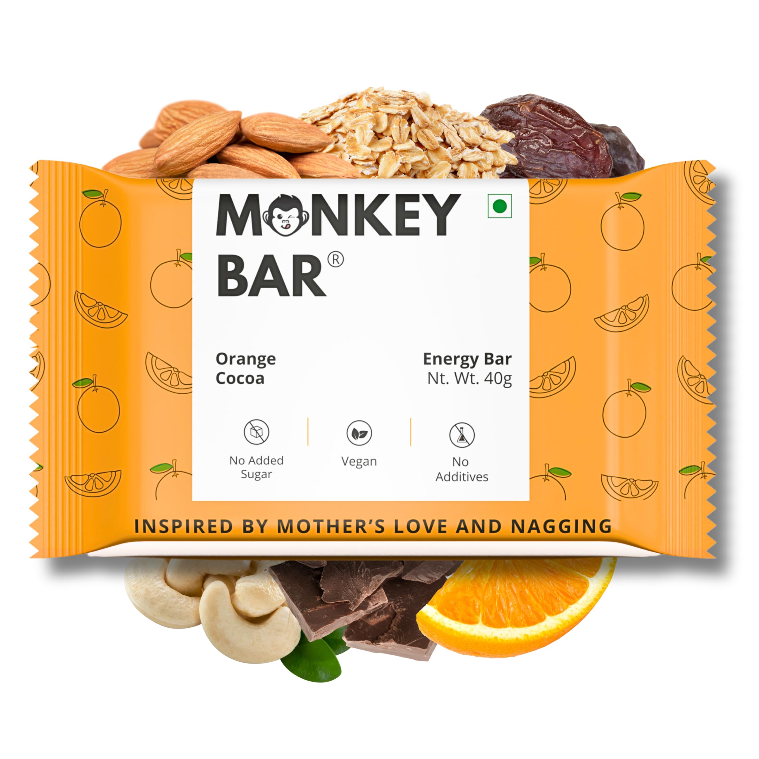 See full amazon price history chart for MONKEY BAR - Orange Cocoa Energy Bar - 6 Bars, 40g Each, Just 6 Plant-Based Ingredients, Best for Healthy Clean Protein-Rich Snack, Dairy Free, Vegan, No Chemical Additives, Chocolaty MONKEY BAR - Orange Cocoa Energy Bar - 6 Bars, 40g Each, Just 6 Plant-Based Ingredients, Best for Healthy Clean Protein-Rich Snack, Dairy Free, Vegan, No Chemical Additives, Chocolaty (B09TFQ9BP2) Amazon Price History, Amazon Price Tracker