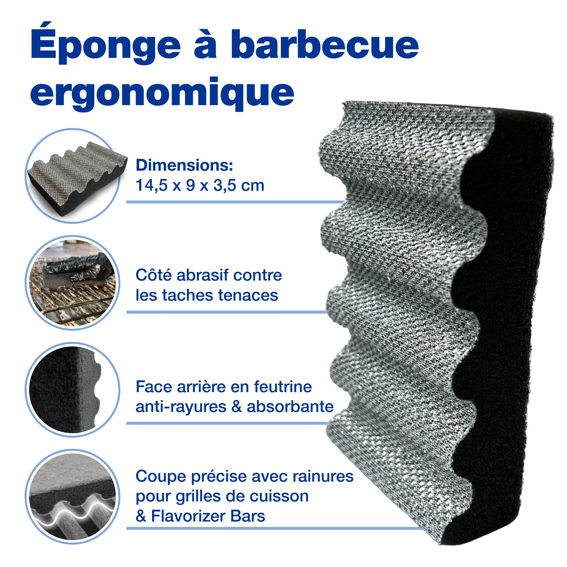 bio-chem Nettoyant four 1L + accessoires | Avec éponge, chiffon microfibres et pinceau - Dégraissant auto-nettoyant pour four, cuisine, barbecue