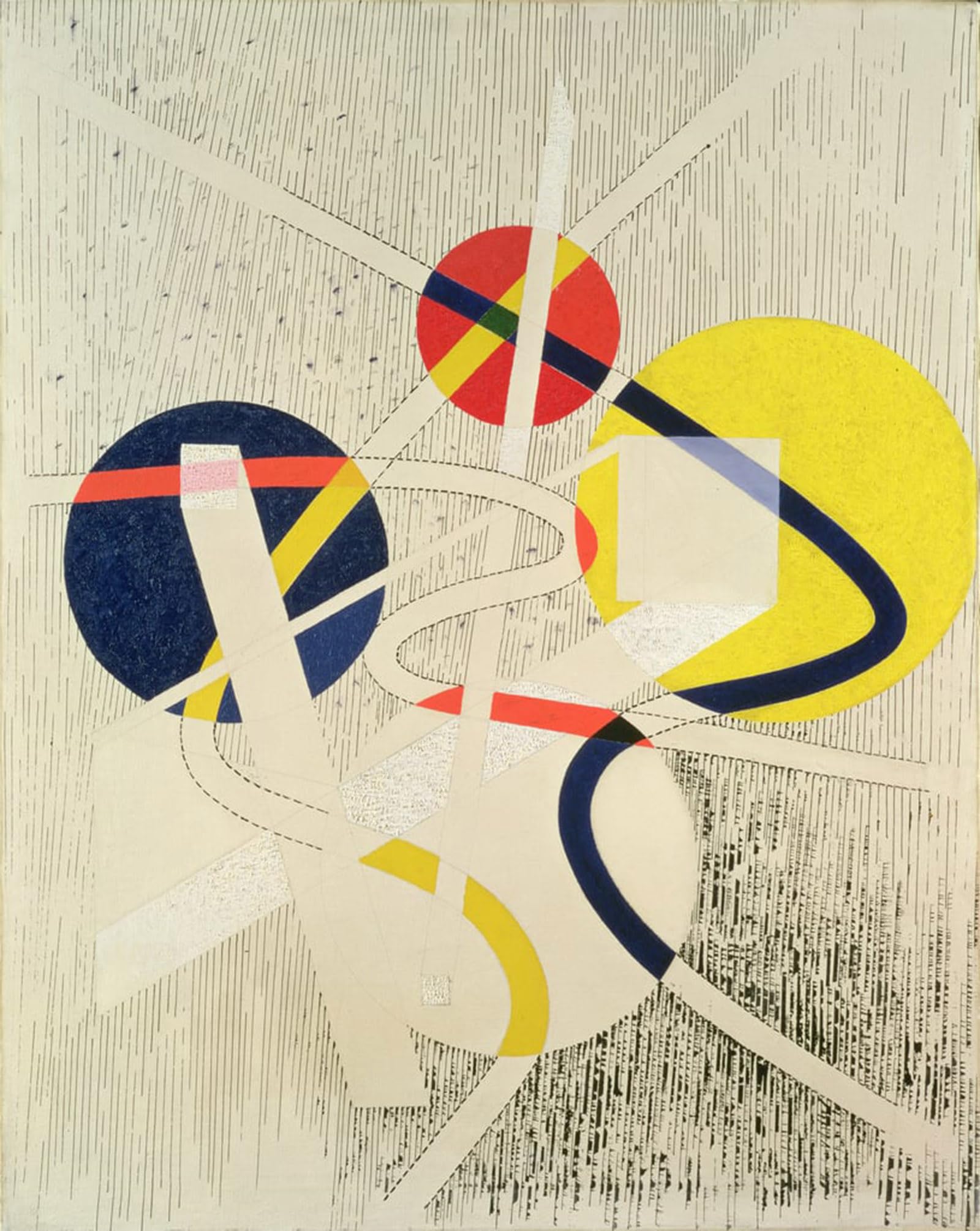 POSTERIIk Vintage Print Pop Art Landscape Artwork Nucleaar Space by Laszlo Moholy Nagy Art Prints for Office Home Decor 60x90cm