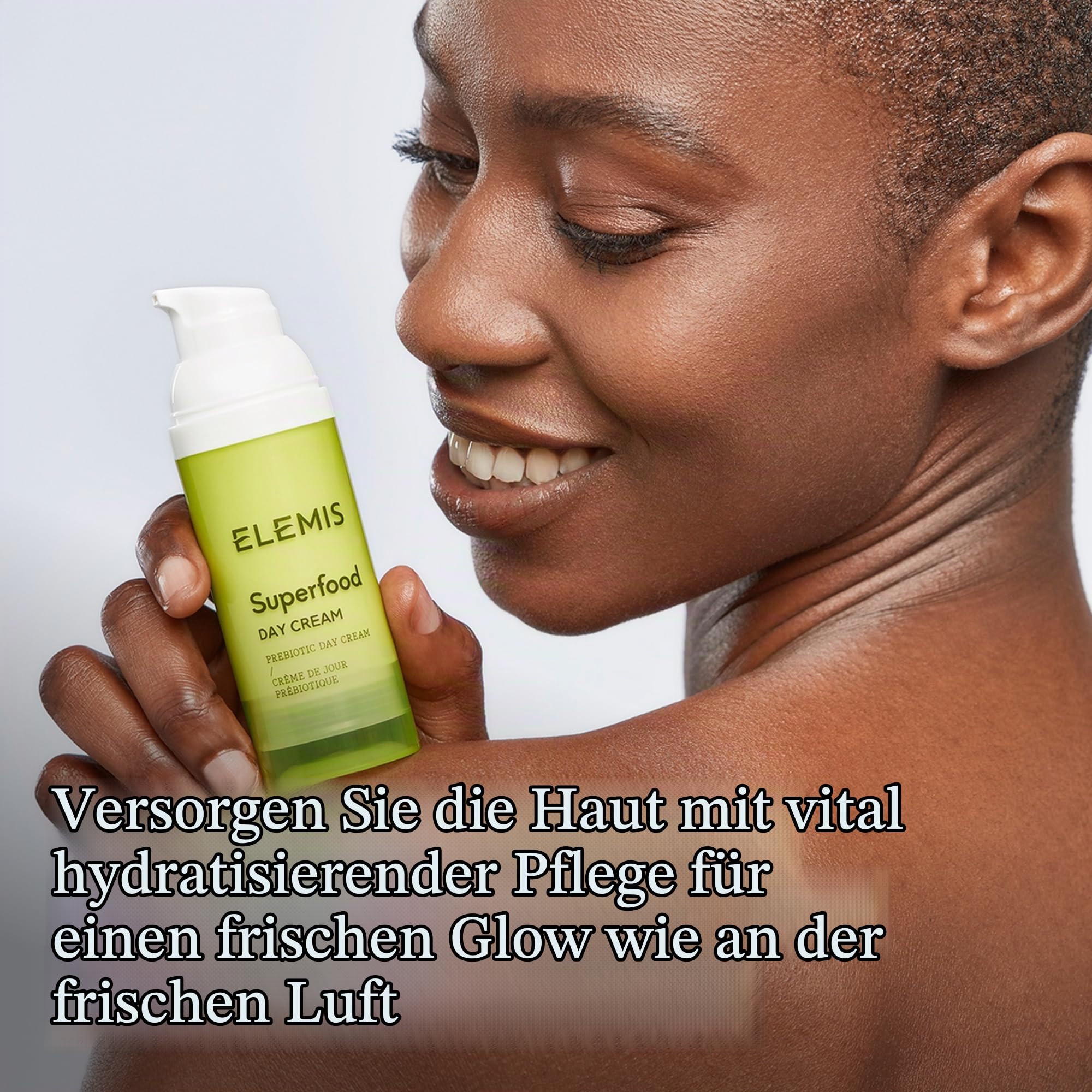 ELEMIS Superfood Day Cream, Gesichtscreme Feuchtigkeitspflege 50ml | Leichte feuchtigkeitsspendende Tagescreme, die die Haut stärkt, schützt und für einen frischen, strahlenden Teint sorgt