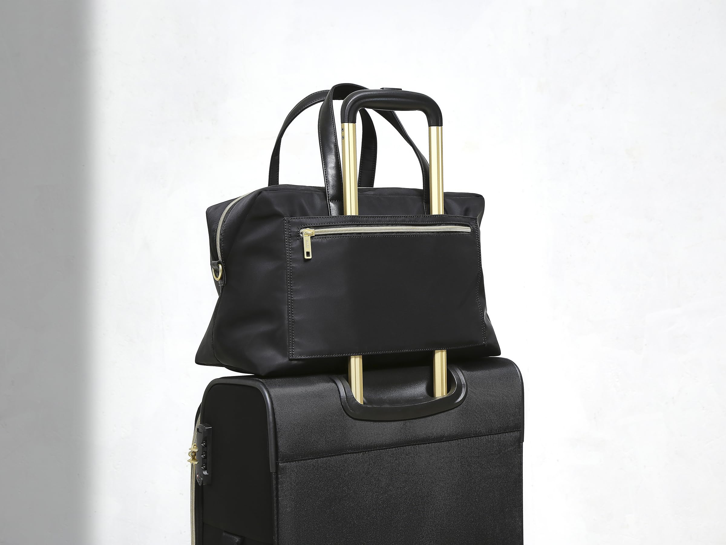 Rock Kensington Holdall Untersitz-Kabinen-Reisetasche – Ryaniair Handgepäckkonform, gepolsterter Schultergurt und verschließbare Reißverschlüsse – 40 x 20 x 25 cm, 20 l Fassungsvermögen