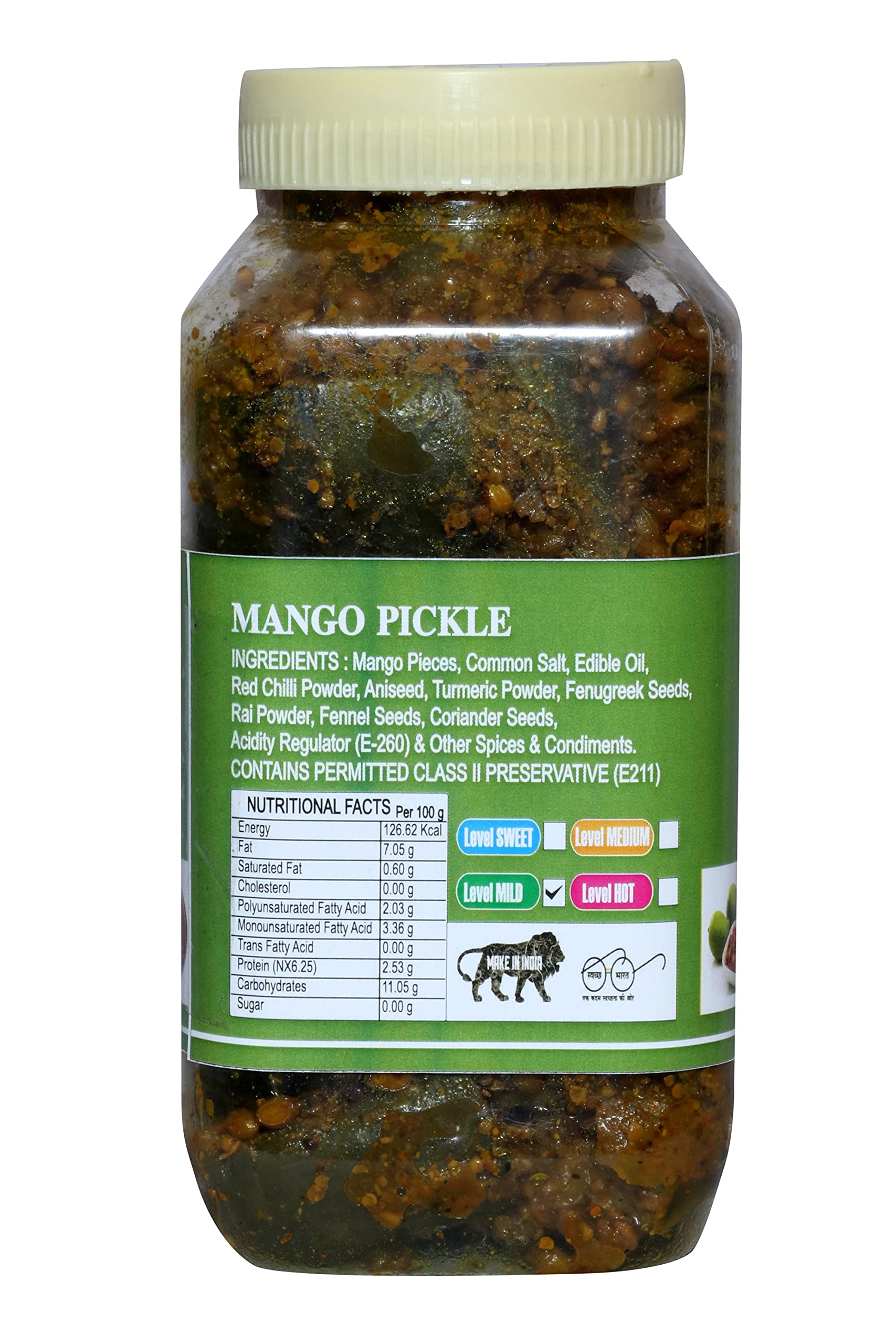 DAILY FOOD Home Made & Hand Made Masala Se Bana Organic Ramkela Rajasthani Mango Pickle (Ramkela Mango Pickle) Masaledar 400 gm