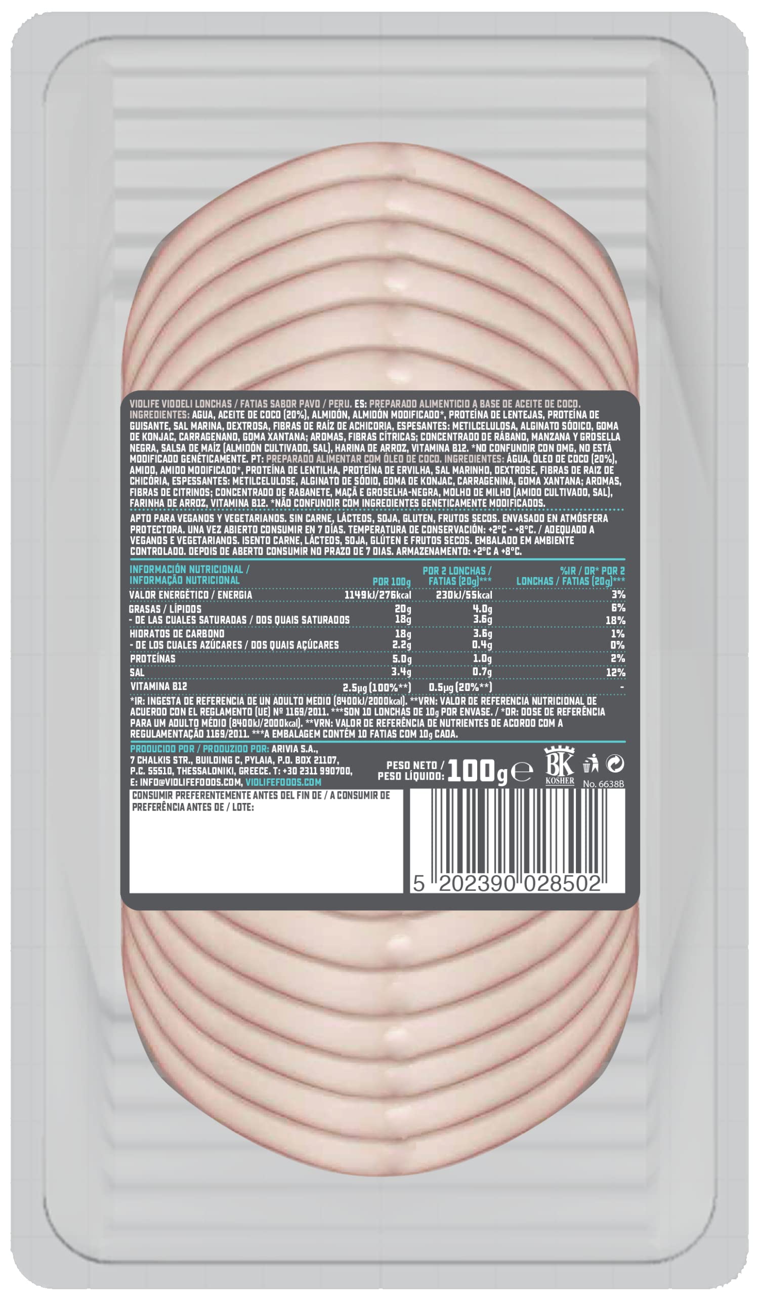 Violife Viodeli Estilo Pavo 100g