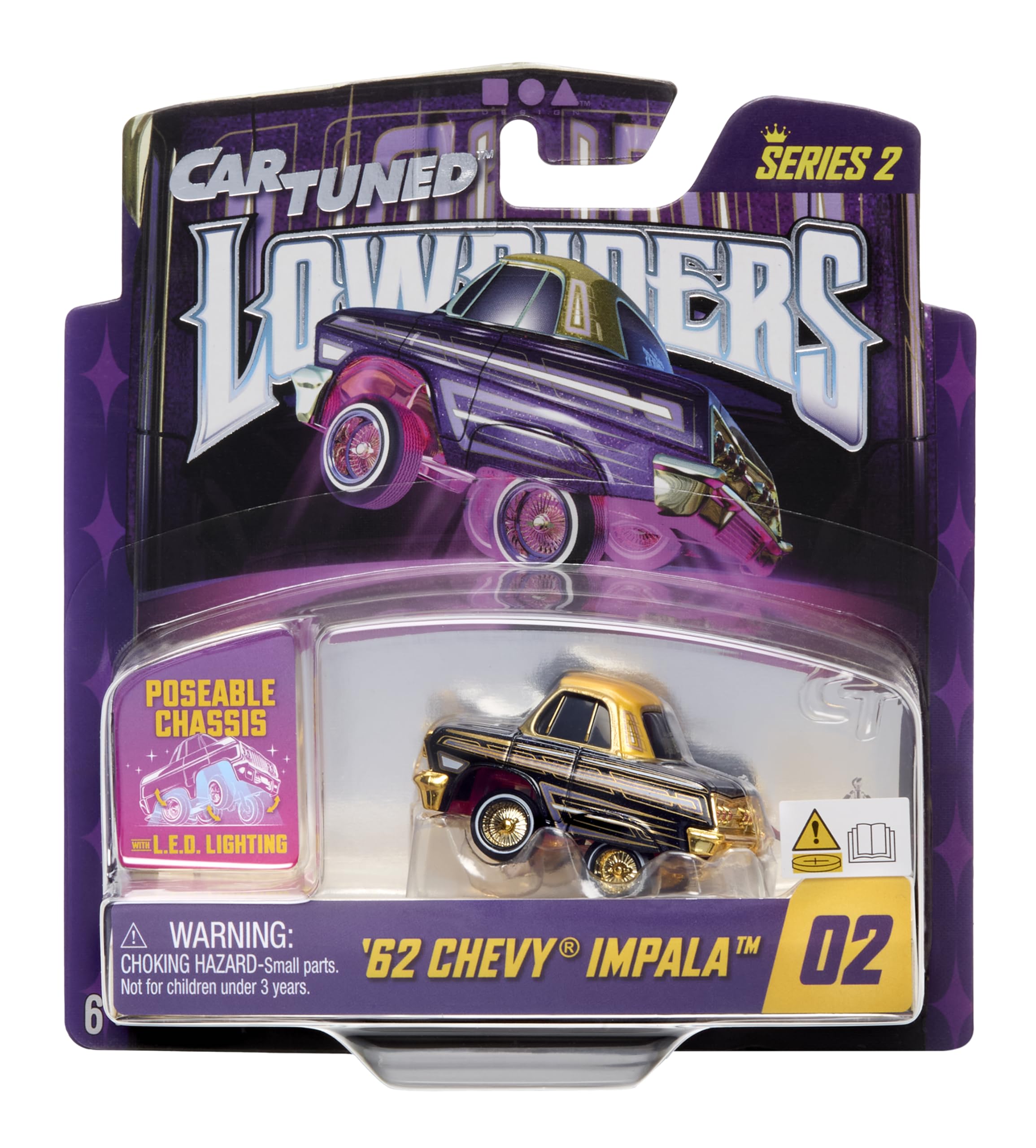 Amazon.co.jp: CarTuned™ ローライダーシリーズ 2-1962 シボレー
